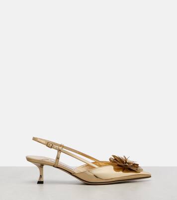 Mimmi 50 leather slingback pumps | Jimmy Choo