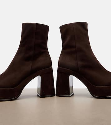 Hadi suede platform ankle boots | Jimmy Choo