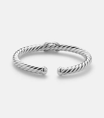 Cable Flex® 925 sterling silver bracelet with diamonds | David Yurman