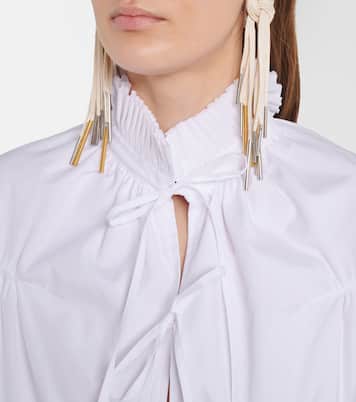 Ruffled cotton blouse | Dries Van Noten