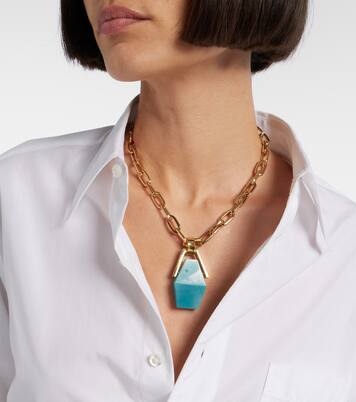 Portal gold-plated chain necklace  | La DoubleJ