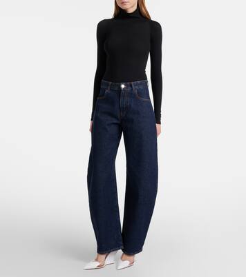 Le Cœur 90漆皮坡跟穆勒鞋 | Alaïa