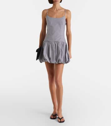 Pelea gingham cotton-blend minidress | Faithfull