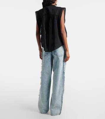Bestickte Straight Jeans Maella | Marant Etoile