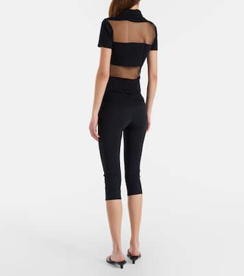 Jersey capri pants | Coperni