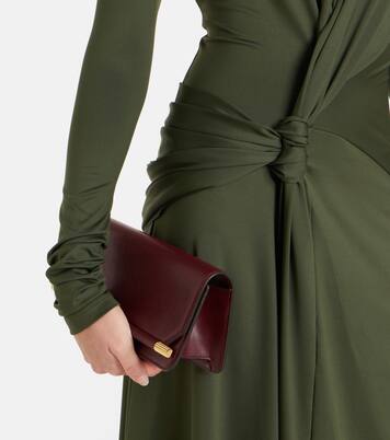 Gathered turtleneck midi dress | Victoria Beckham