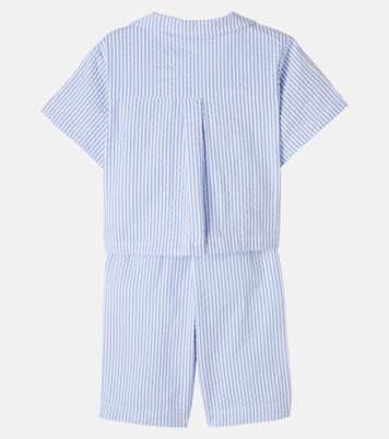 Baby Set Almond aus Hemd und Hose aus Seersucker | The New Society