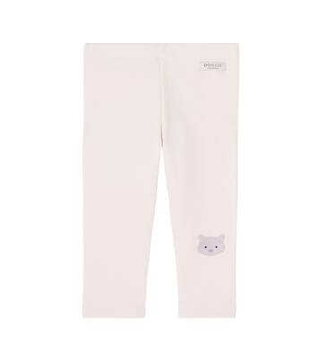 Baby Soenie embroidered cotton-blend leggings | Donsje