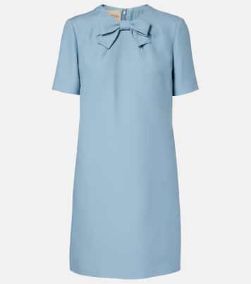Crepe Couture bow-detail minidress | Valentino