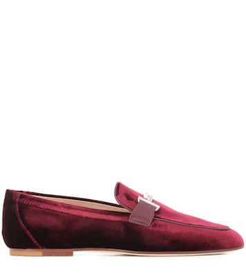 Double T velvet loafers | Tod's