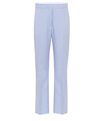 High-rise straight-leg pants | Stella McCartney