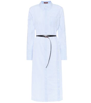 Abito chemisier Aster a righe in cotone | Altuzarra