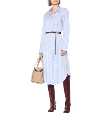 Abito chemisier Aster a righe in cotone | Altuzarra