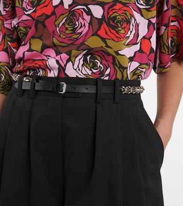 Loubispikes embellished leather belt | Christian Louboutin