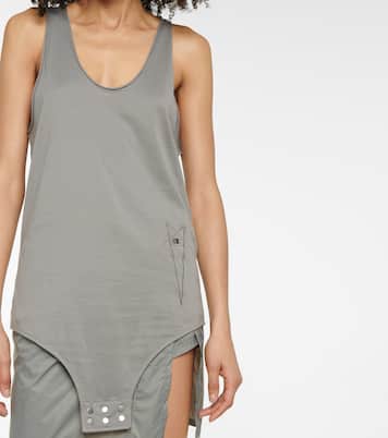 x Champion® cotton jersey bodysuit | Rick Owens