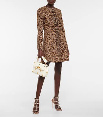 Sandali Rockstud in pelle metallizzata | Valentino Garavani