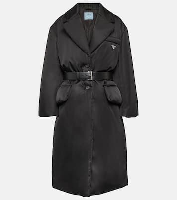 Cappotto imbottito in gabardine Re-Nylon | Prada