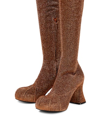 Botas mosqueteras Groove de Lurex® | Stella McCartney