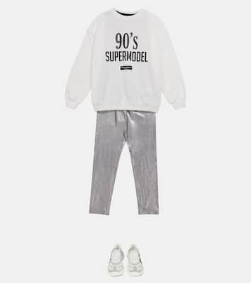 Metallic leggings | Dolce&Gabbana Kids