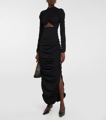 Abito lungo Vienna in jersey con cut-out | Khaite