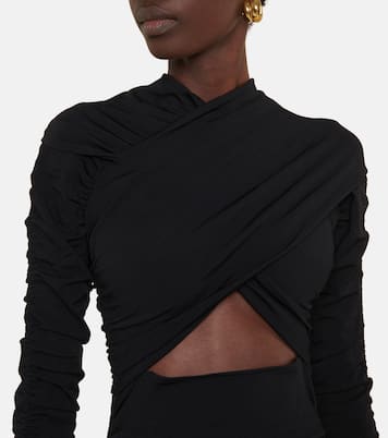 Abito lungo Vienna in jersey con cut-out | Khaite