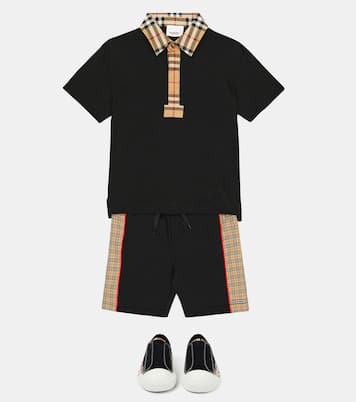 Vintage Check cotton polo shirt | Burberry Kids