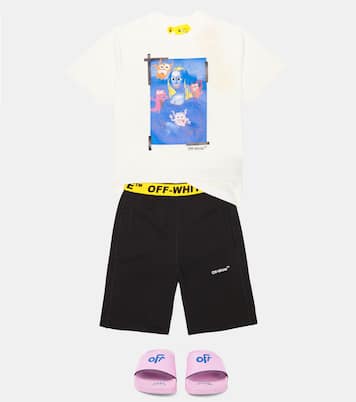 T-shirt imprimé en coton | Off-White Kids