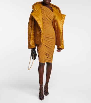 Sleeping Bag hooded puffer coat | Norma Kamali