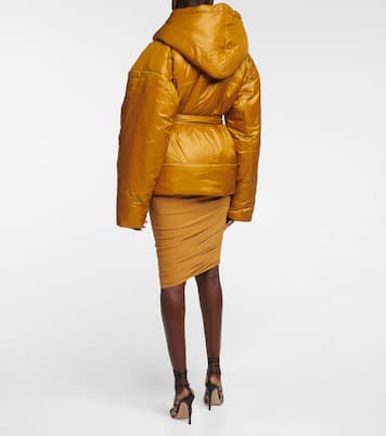 Sleeping Bag hooded puffer coat | Norma Kamali