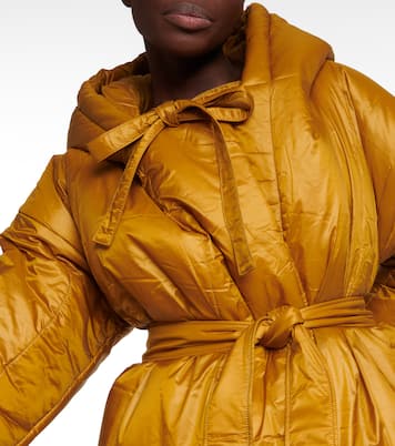 Sleeping Bag hooded puffer coat | Norma Kamali