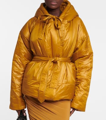 Sleeping Bag hooded puffer coat | Norma Kamali