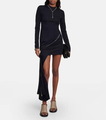Miniabito in jersey con zip | JW Anderson