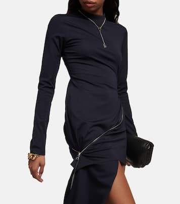 Miniabito in jersey con zip | JW Anderson
