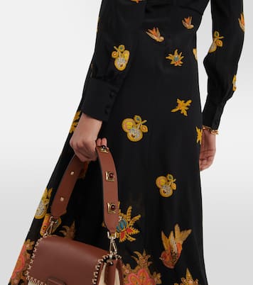 Printed silk crêpe de chine midi dress | Etro