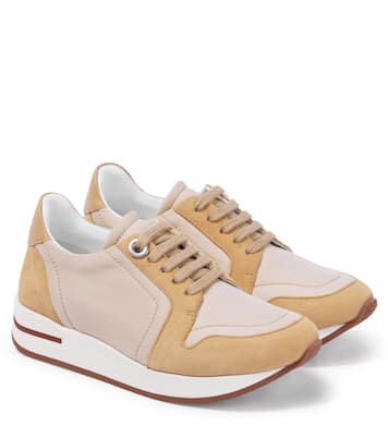 Sneakers My Wind mit Veloursleder | Loro Piana Kids
