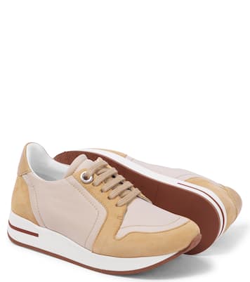 Sneakers My Wind mit Veloursleder | Loro Piana Kids