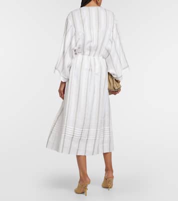 Midikleid Henrietta aus Leinen | Loro Piana