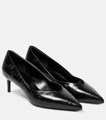 Escarpins Damier en cuir verni | Max Mara
