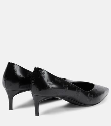 Escarpins Damier en cuir verni | Max Mara