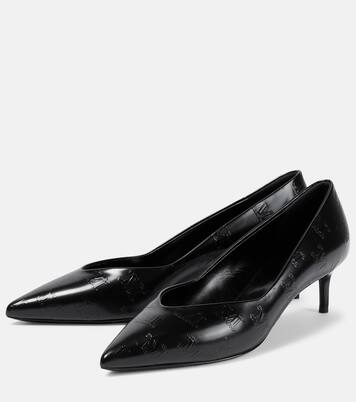 Escarpins Damier en cuir verni | Max Mara