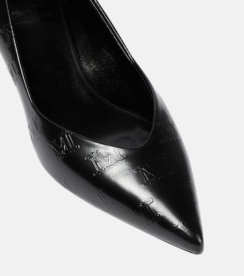 Escarpins Damier en cuir verni | Max Mara