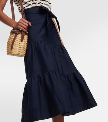 Robe midi Pazila en coton | Veronica Beard