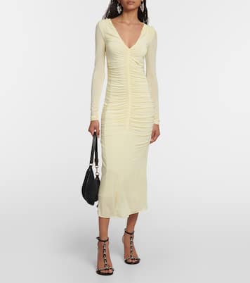 Laly gathered jersey midi dress | Isabel Marant
