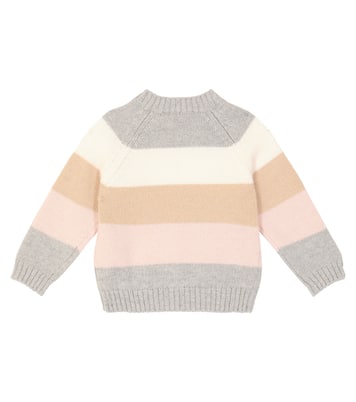 Baby - Pullover in lana vergine a righe | Il Gufo