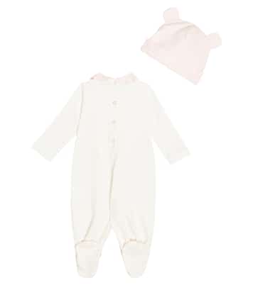 Bebé - set de body, babero y gorro de algodón | Monnalisa