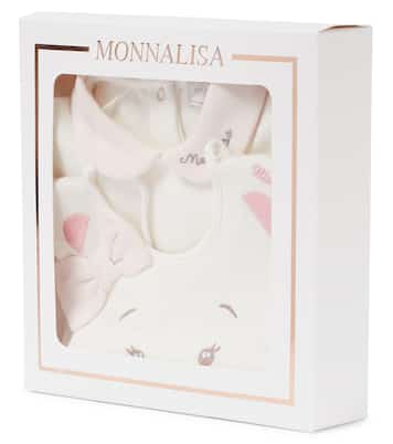 Bebé - set de body, babero y gorro de algodón | Monnalisa