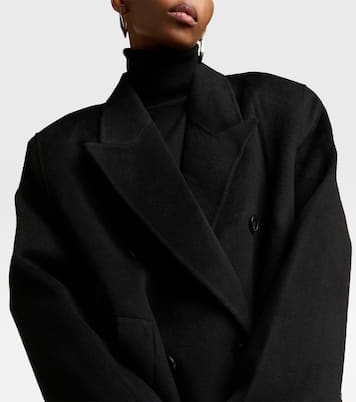 Oversize-Mantel Gaia aus einem Wollgemisch | The Frankie Shop