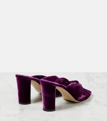 Mules Avenue 85 en velours | Jimmy Choo