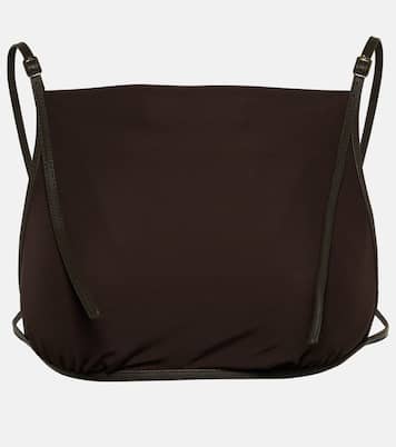 Cropped-Top Framed mit Leder | Christopher Esber