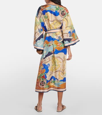 Alight printed silk midi dress | Zimmermann
